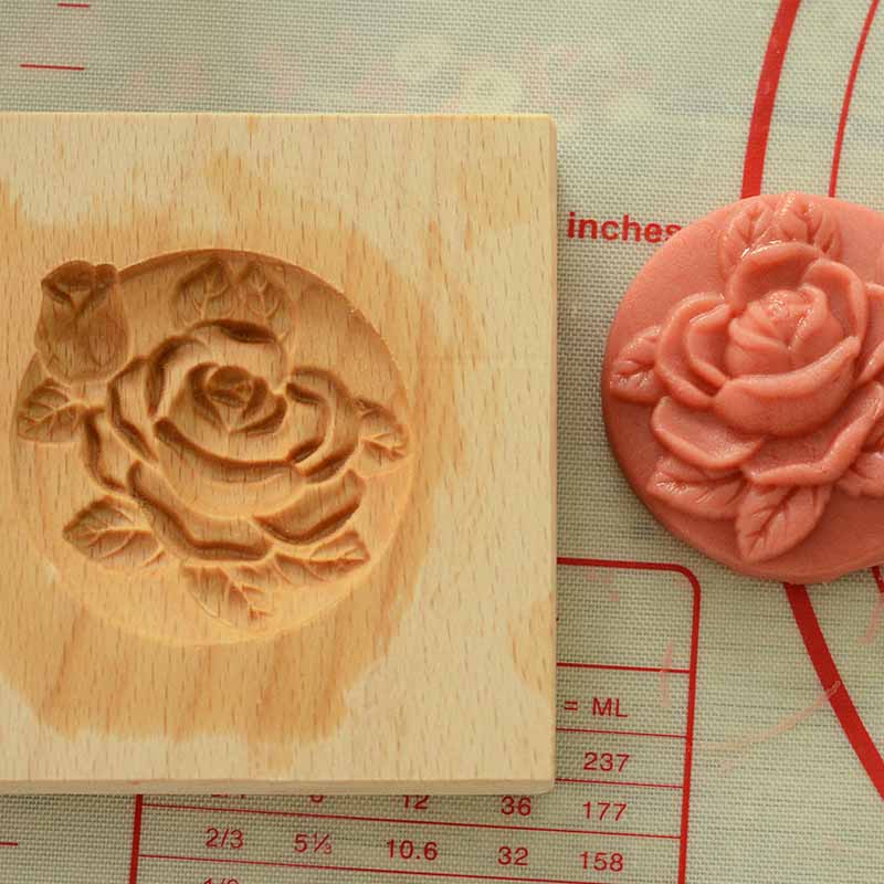 食品模具烘焙来图定制木头塑料硅胶模具拉花撒粉创意饼干棒棒糖