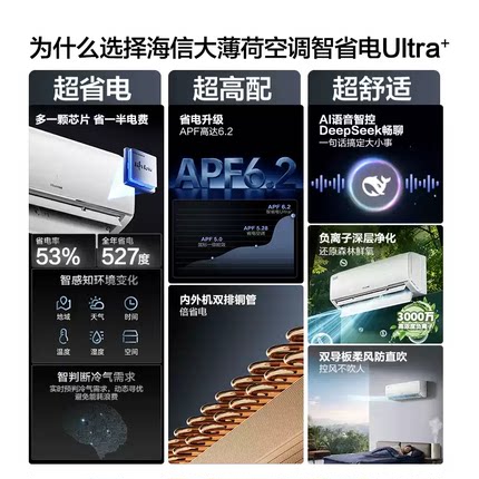 海信大薄荷智省电Ultra+大