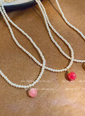 小众时尚饰品项链链吊坠女高级