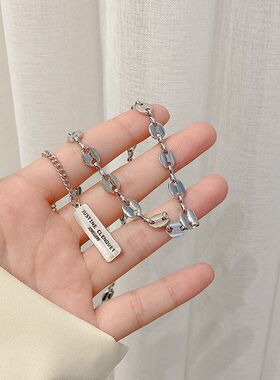 嘻哈女欧美链项链复古choker锁骨