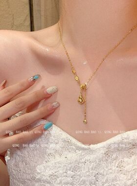 吊坠小锁骨时尚链葫芦百搭新款