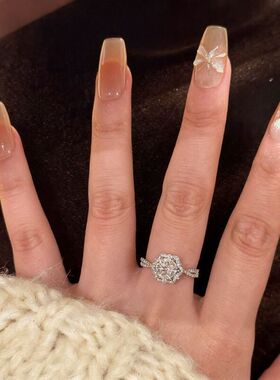 鸽子超闪蛋爆款简约戒时尚戒指