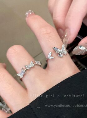 百搭轻奢微女冷淡高级感风戒戒指