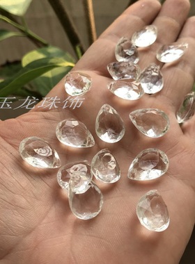 亚克力水滴形透明婚纱珠帘吊坠