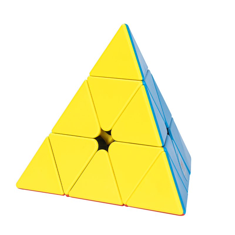 得力三角形异形金字塔魔方三阶初学者儿童益智幼儿园专用玩具比赛-图2
