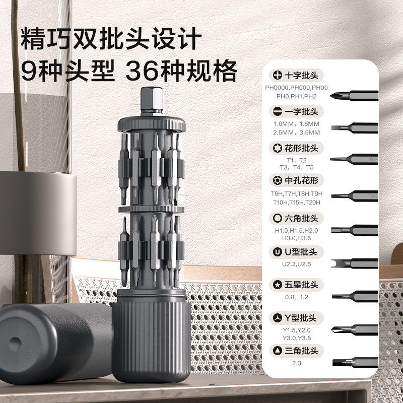 得力工具多功能小螺丝刀套装组合十一字型手机维修眼镜笔记本电脑,淘宝优惠券,粉丝福利购,淘宝优惠卷