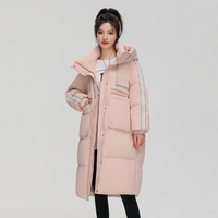 雪中飞2026秋冬女士过膝白羽绒服