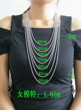 男女时尚链锁骨链军牌链