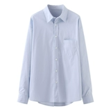 Белая весенняя рубашка, модный топ, свободный крой, в западном стиле, в корейском стиле