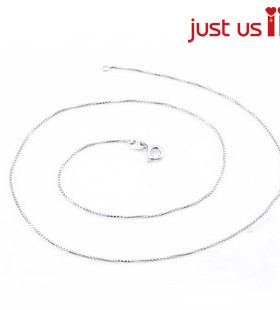 justus银链子锁骨链925男礼物