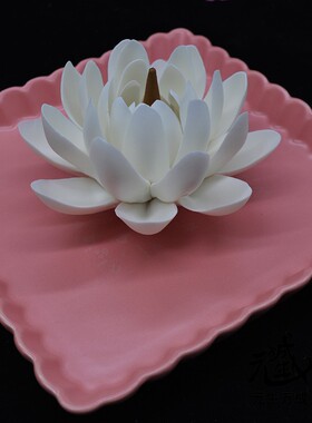 坛场莲花盘 简易烟供护摩供养诸天悉昙道场观图食子塔香线香盘香