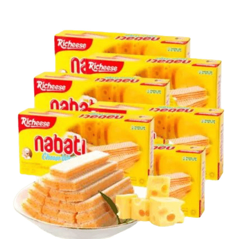 纳宝帝nabati丽芝士nabatl威化饼干 觉闻食品威化饼干