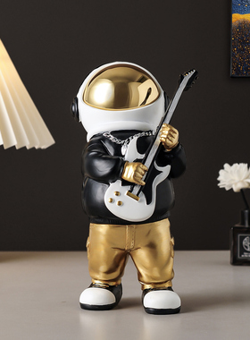 客厅酒柜电视柜玄关书房办公室宇航员摆件太空人家居篮球装饰品