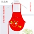 Bà mẹ và trẻ em cung cấp cho bé túi tạp dề bé bông màu đỏ mùa hè quần áo sơ sinh trẻ em bib bib nước bọt khăn - Cup / Table ware / mài / Phụ kiện yếm máng Cup / Table ware / mài / Phụ kiện