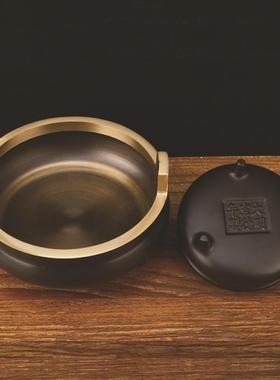 厂家铜香炉摆件三足冲天炉熏香炉插香供奉财神关公工艺品礼品