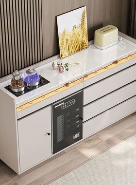 2026年新款茶吧机餐边柜家用一体客厅全自动智能上水茶水柜带消毒
