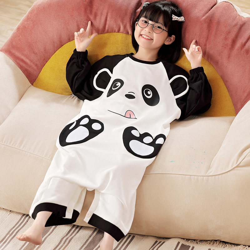 女童连身长袖儿童女中大童连体衣 佰媛琪睡衣/家居服套装