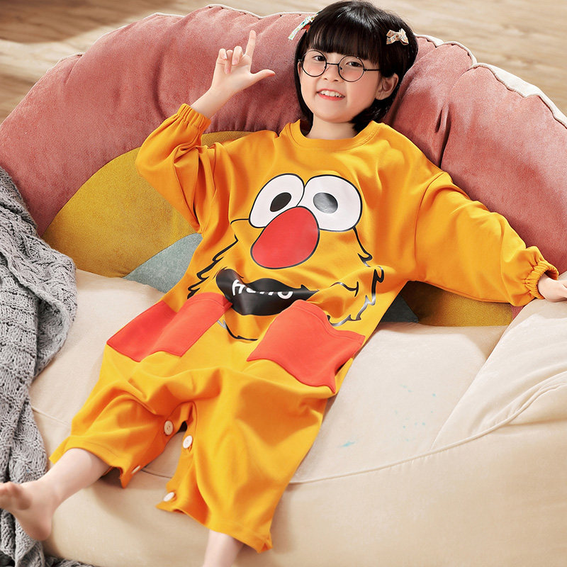 2021年新款连体母女睡裙中大童哈衣 佰媛琪睡衣/家居服套装