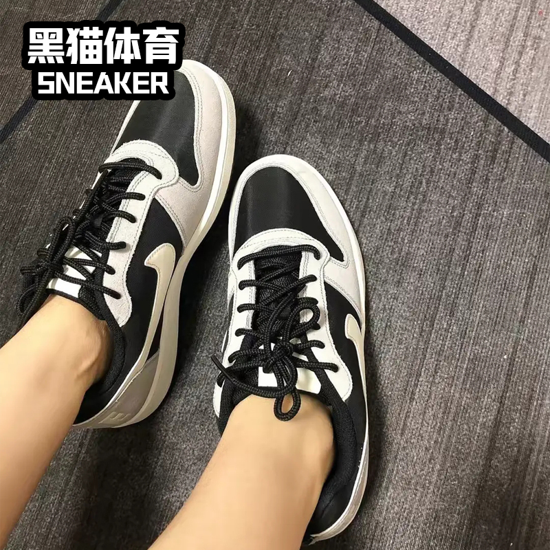 Nike Court Borough Low黑灰低帮复古休闲运动板鞋 844881-005-图2