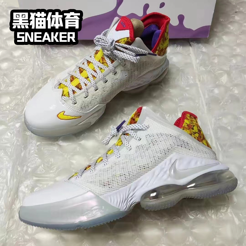 Nike LeBron 19 Low EP 詹姆斯19 男子实战低帮篮球鞋 DO9828-500 - 图1