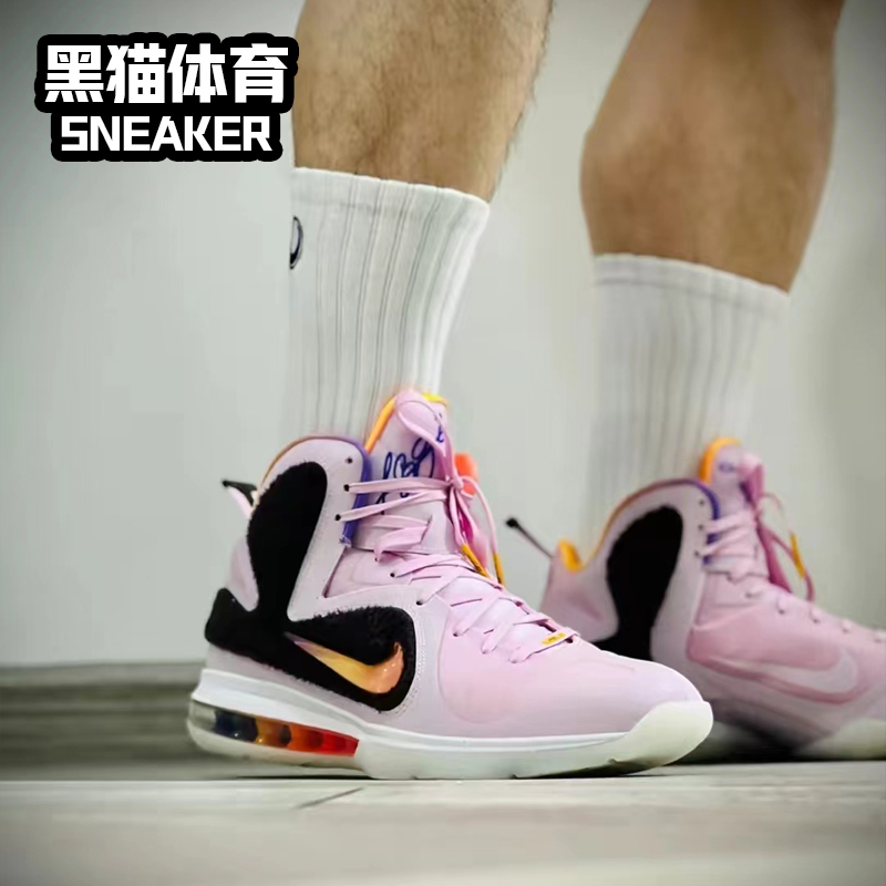 Nike LeBron 9 詹姆斯9 男子实战缓震高帮篮球鞋 DJ3908-600 - 图2