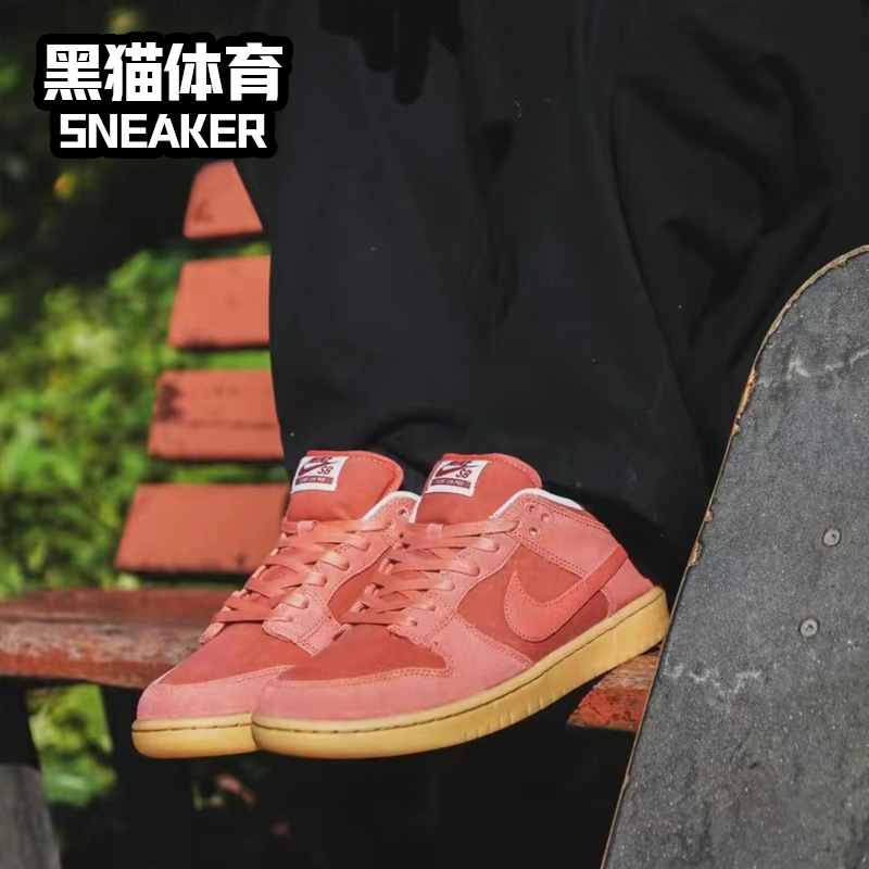 Nike Dunk SB Low 红色 男女低帮复古休闲运动板鞋 DV5429-600 - 图1