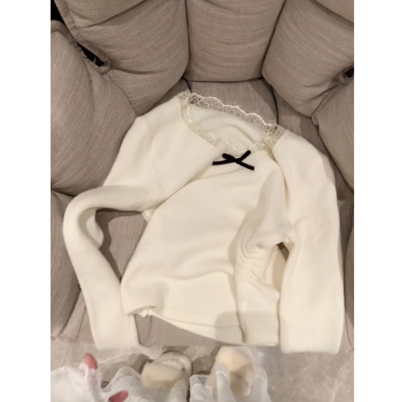 纯欲蕾丝花边德绒打底衫女秋冬季设计感修身内搭保暖长袖t恤上衣,淘宝优惠券,粉丝福利购,淘宝优惠卷