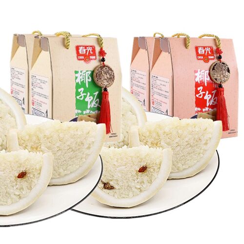 春光椰子饭538g礼盒装原味文昌鸡味海南特产传统农家小吃软糯 - 图3