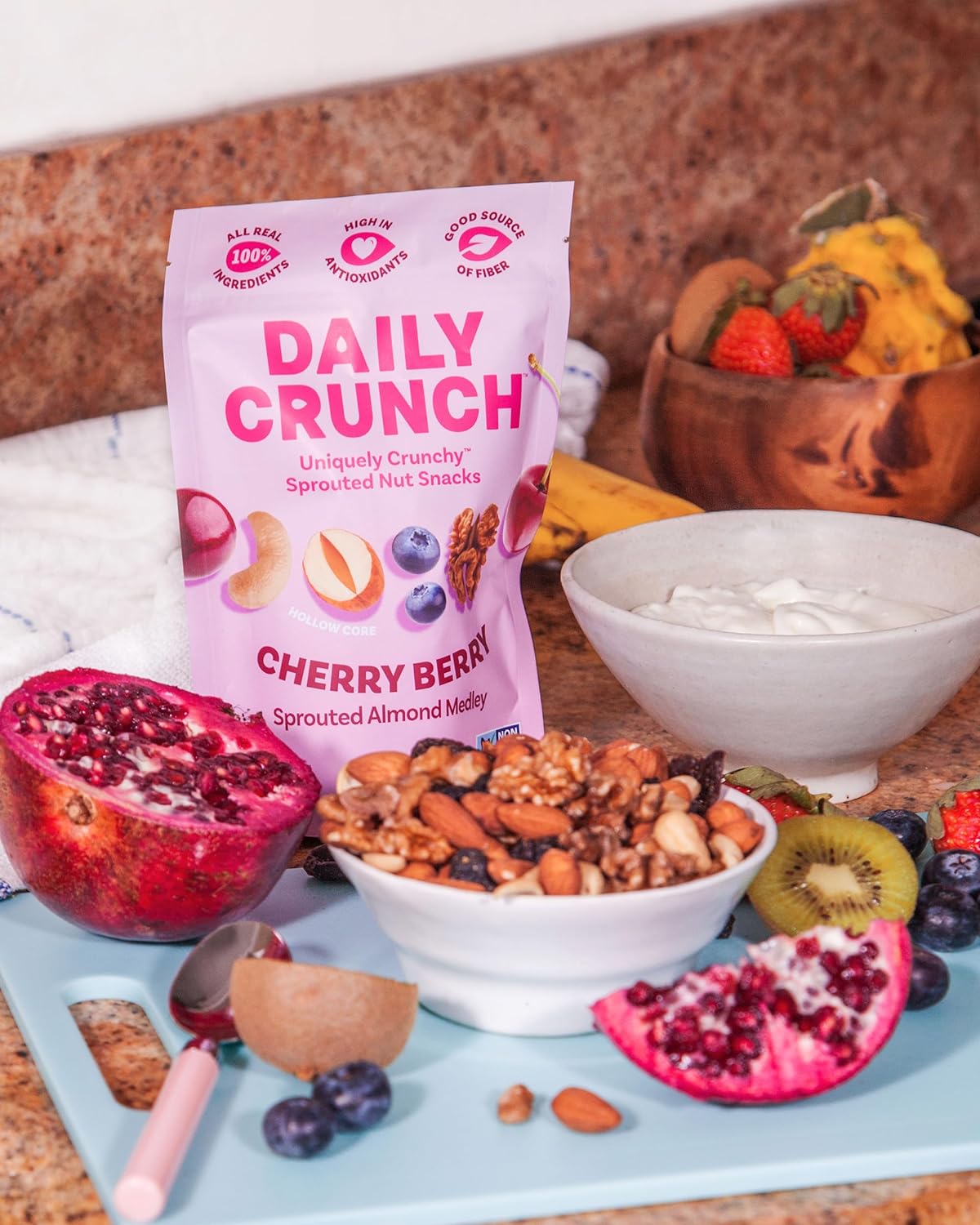 美国直邮 Daily Crunch Keto Nut Snack 生酮坚果零食素食高蛋白 - 图0