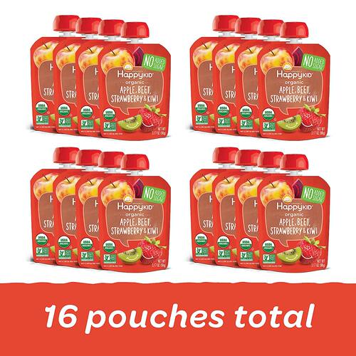 美国直邮 Happy Baby Organics Snacks 有机婴儿儿童果泥辅食泥 - 图0
