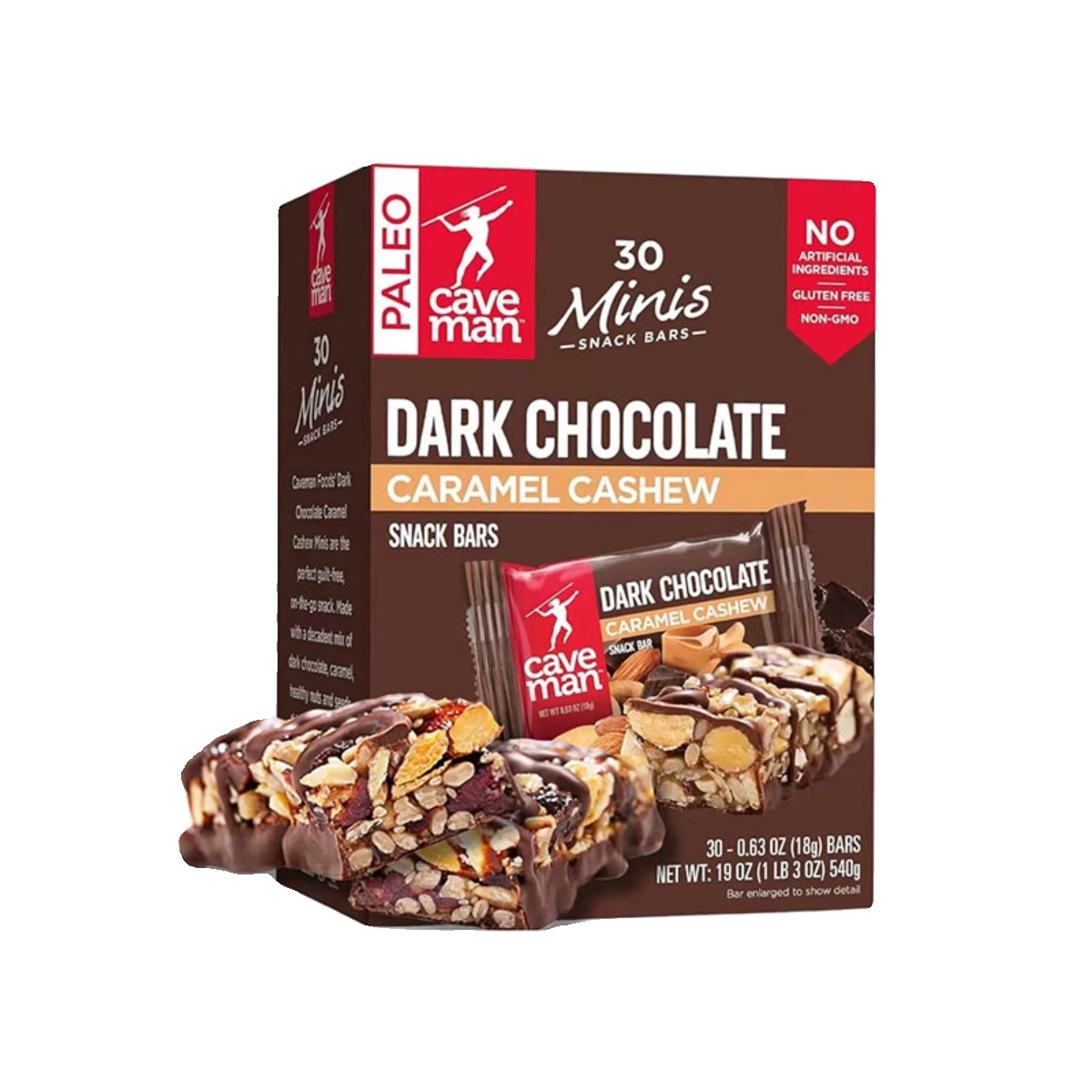 美国直邮Caveman Foods Dark Chocolate Bars 营养蛋白棒生酮友好 - 图3