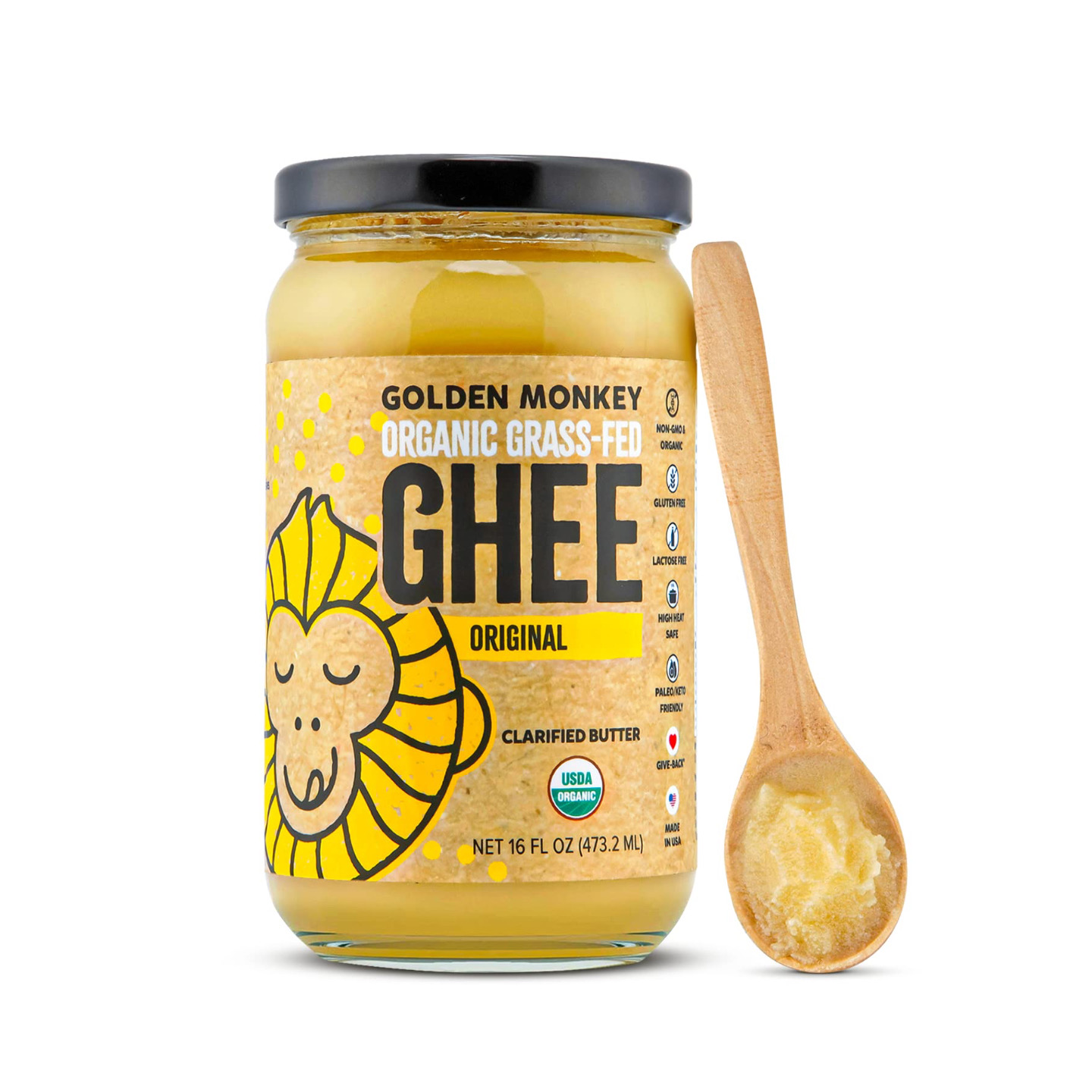 美国直邮GOLDEN MONKEY Organic Ghee Butter Grass 草饲有机酥油 - 图3