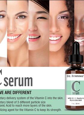 美国直邮 Dr. Brenner Vitamin C Serum 面部眼部维生素C精华液