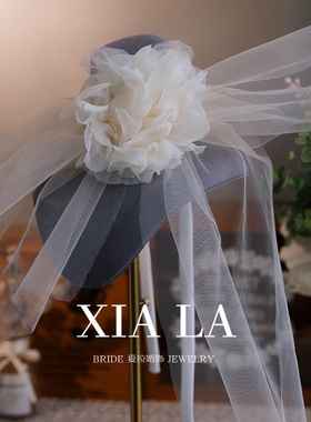 夏爱了手工纱花女项链颈链