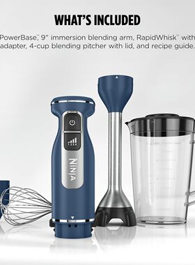美国代购Ninja Immersion Blender and Whisk CI201GY 手持搅拌器