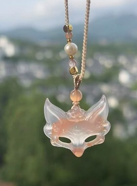 灵狐面具项链吊坠男女同款