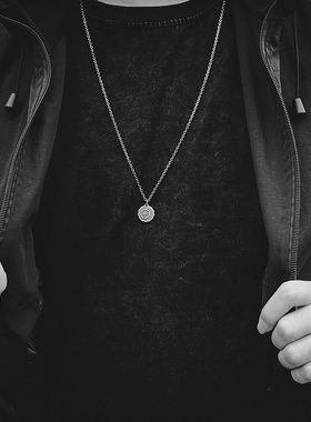 日韩风男士钛钢项链首饰品