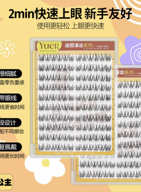 10排在逃公主分段式假睫毛