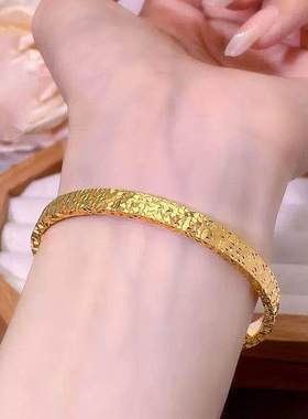 假黄金首饰高档沙金饰品古法