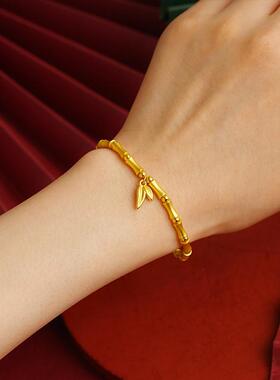 假黄金首饰结婚沙金国潮新中式