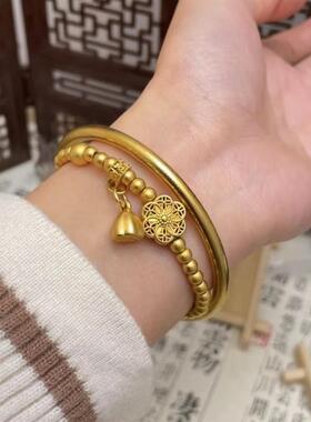 三金首饰结婚仿真沙金古法传承素