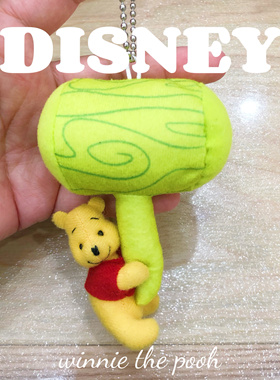 东京迪s尼小熊维尼噗噗玩偶挂件SEGA场景可爱皮杰猪pooh公仔挂件