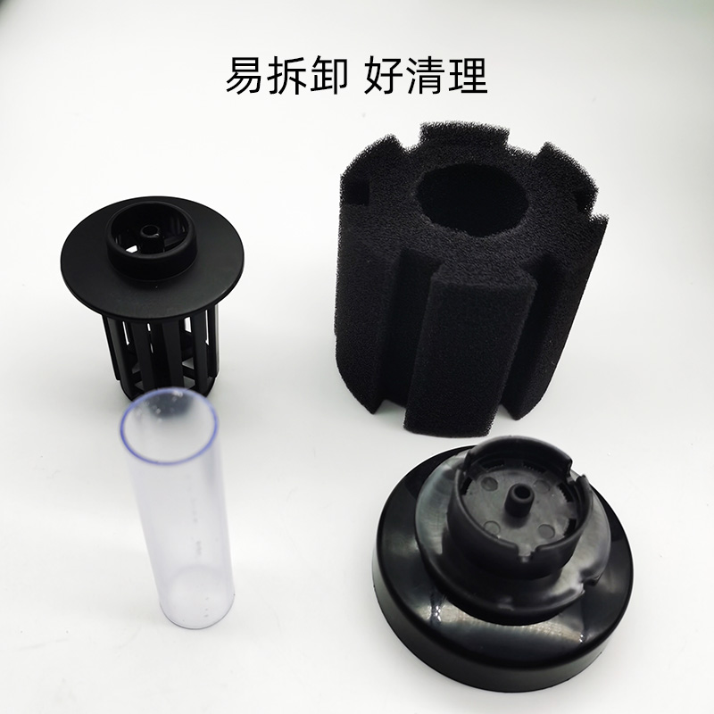 信友水妖精XY-380鱼缸过滤器三合一小型水族箱氧气泵反气举吸便器 - 图1