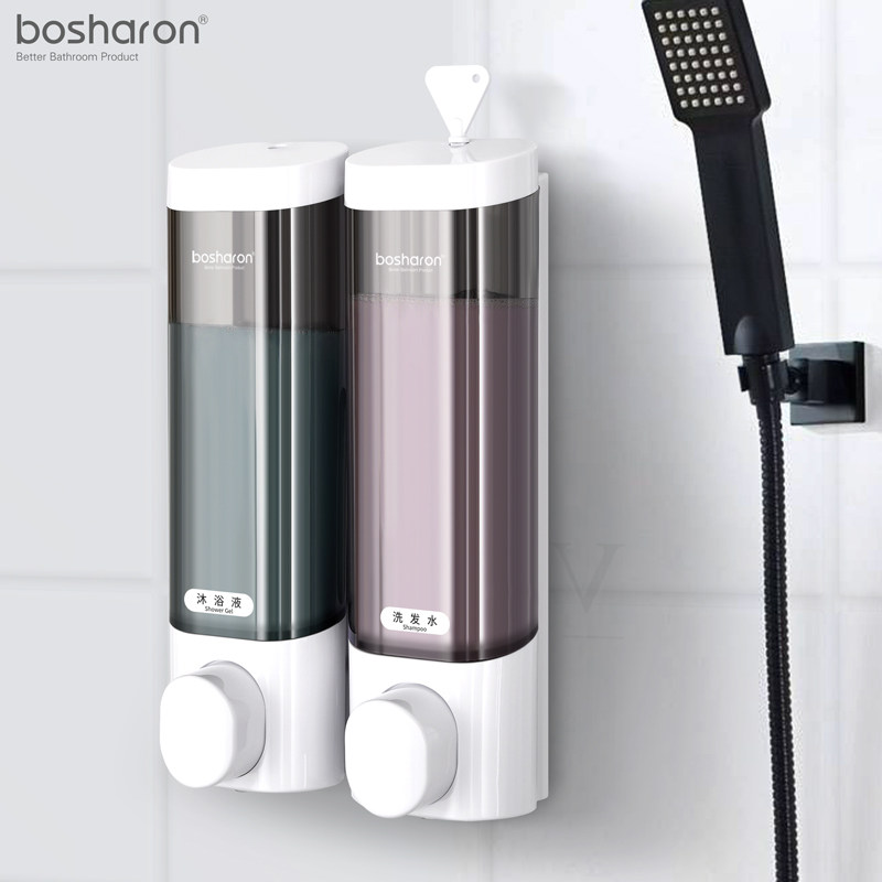 酒店壁挂式免打孔皂液器家用洗手液宾馆挂壁器洗发水沐浴露分装瓶,淘宝优惠券,粉丝福利购,淘宝优惠卷