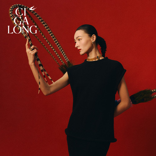 CIGALONG龙梓嘉墨色蝴蝶黑玛瑙戒指黄水晶新中式珠宝 - 图0