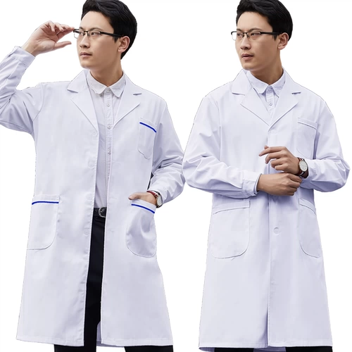 Униформа врача, униформа медсестры, белый халат для работы, короткий рукав