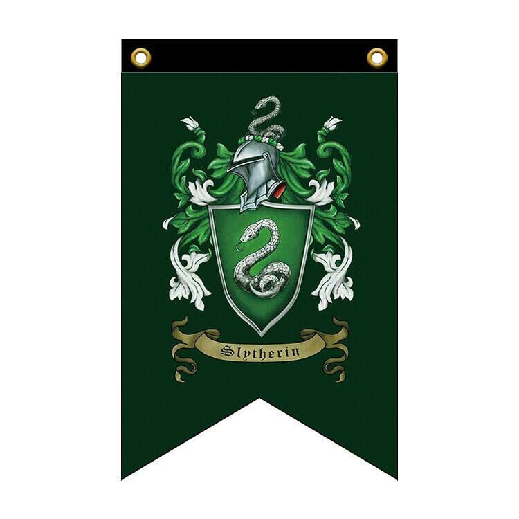挂旗定制 50x75cm新款哈利波特旗帜装饰旗格兰芬多魔法四大学院旗