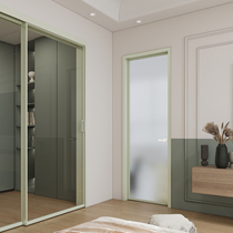 Pija Doors And Windows Series Cream Wind Modern Style Flat Door Aluminum Alloy Kitchen Toilet Door Toilet Door