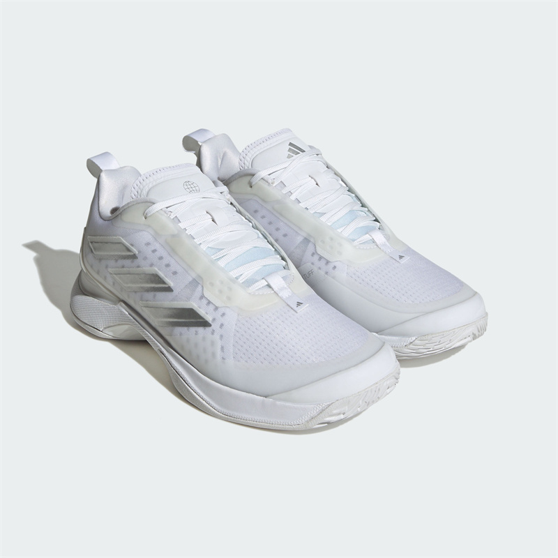 Adidas阿迪达斯女鞋AVACOURT平衡稳定舒适网面网球鞋运动鞋HQ8404 - 图0