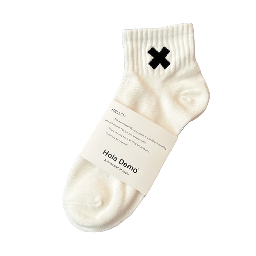 袜子男士中筒袜纯棉防臭吸汗黑色短袜男潮ins女袜白色运动袜男生 - 图3